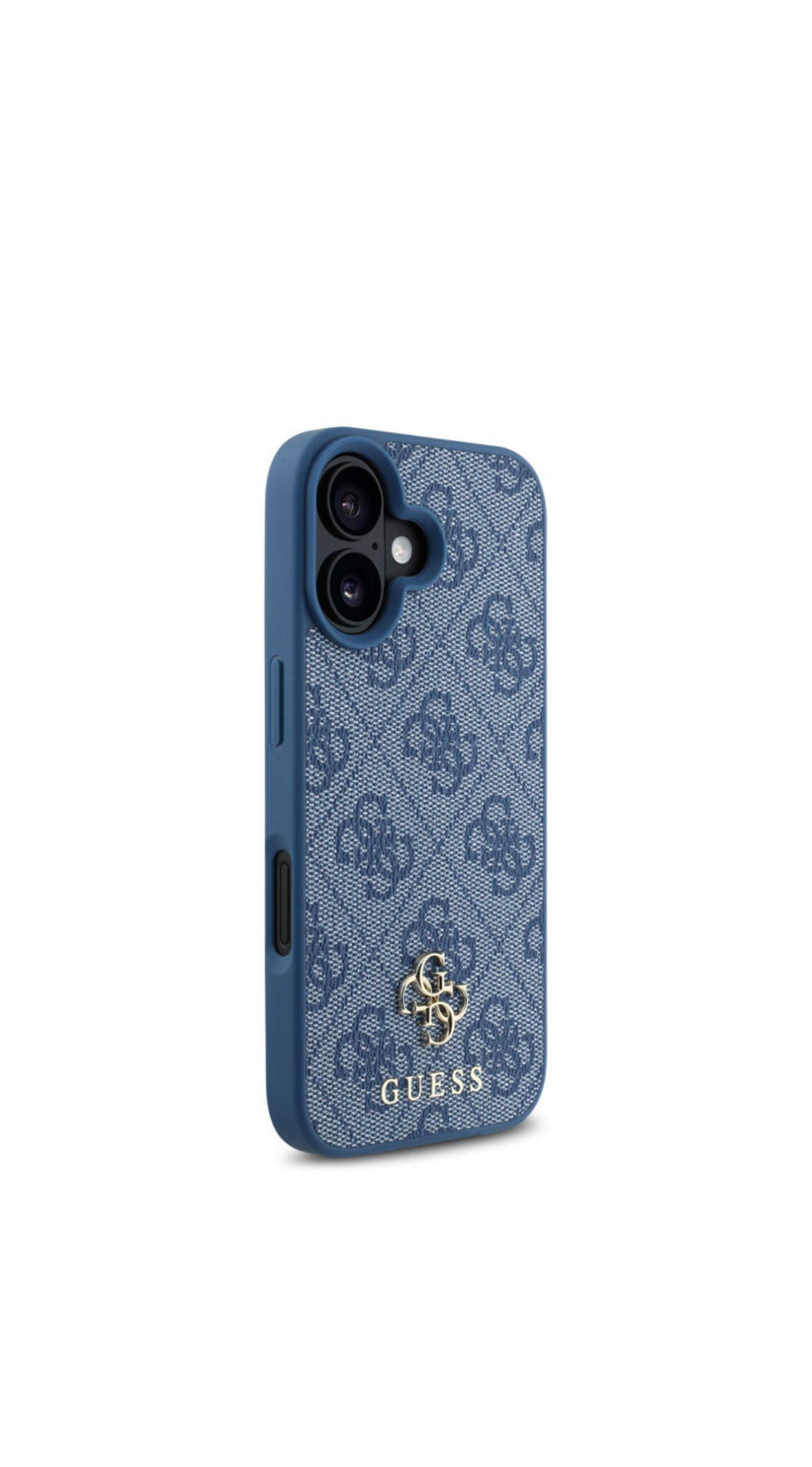 iPhone 16 - 4G Metal Logo Back Cover - Blue