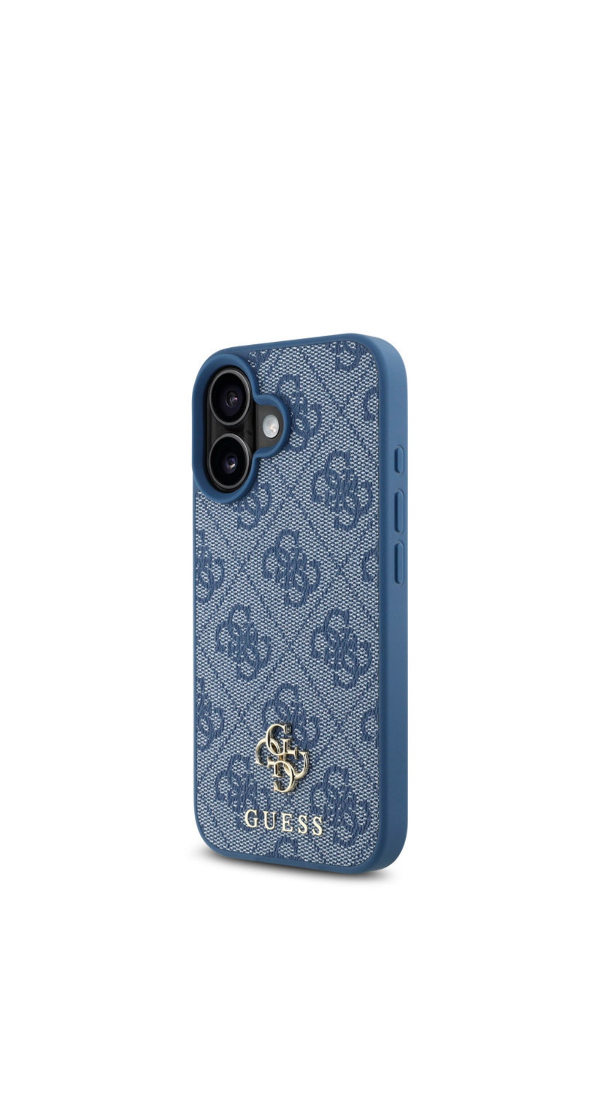 iPhone 16 - 4G Metal Logo Back Cover - Blue