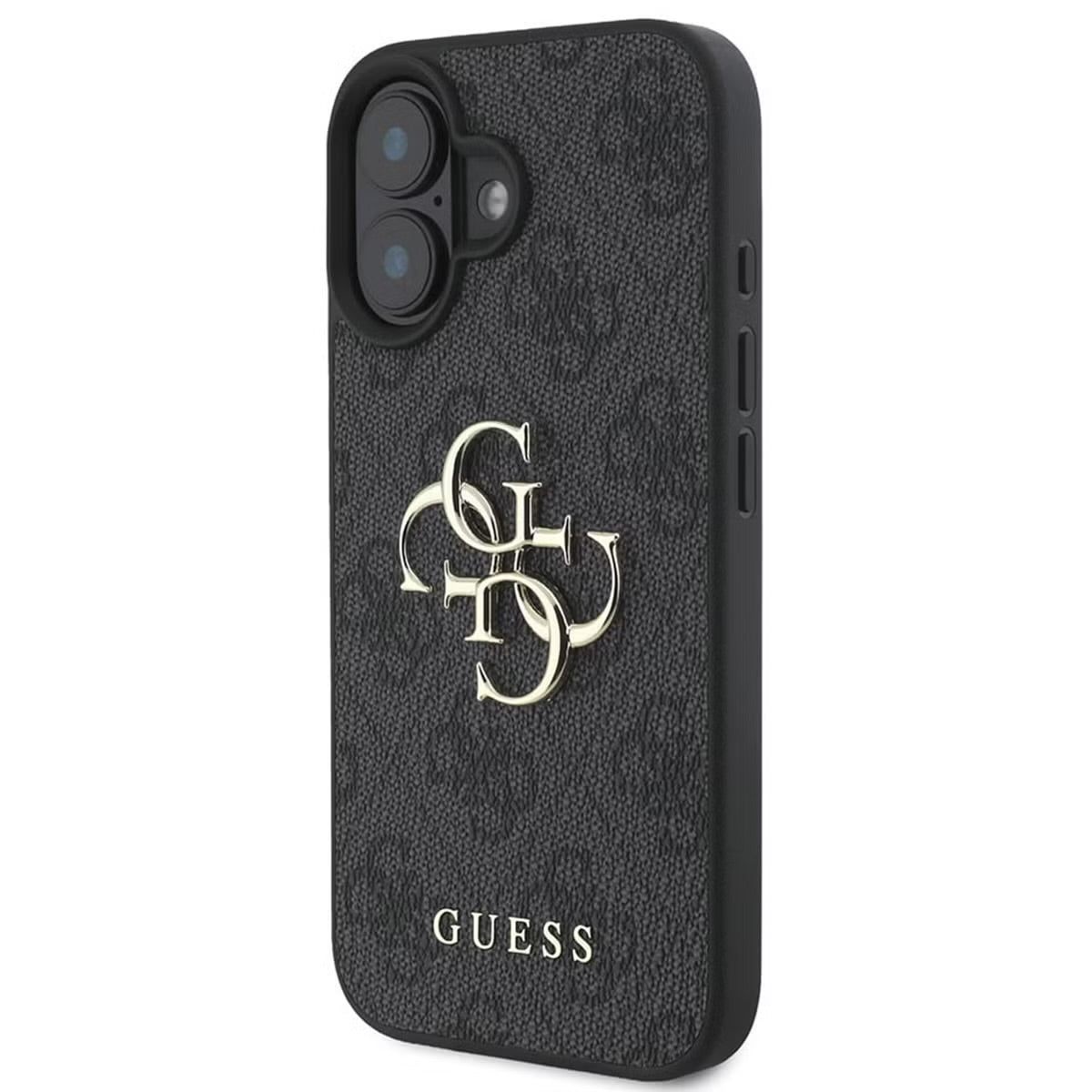 iPhone 16 - 4G Metal Logo Back Cover - Black