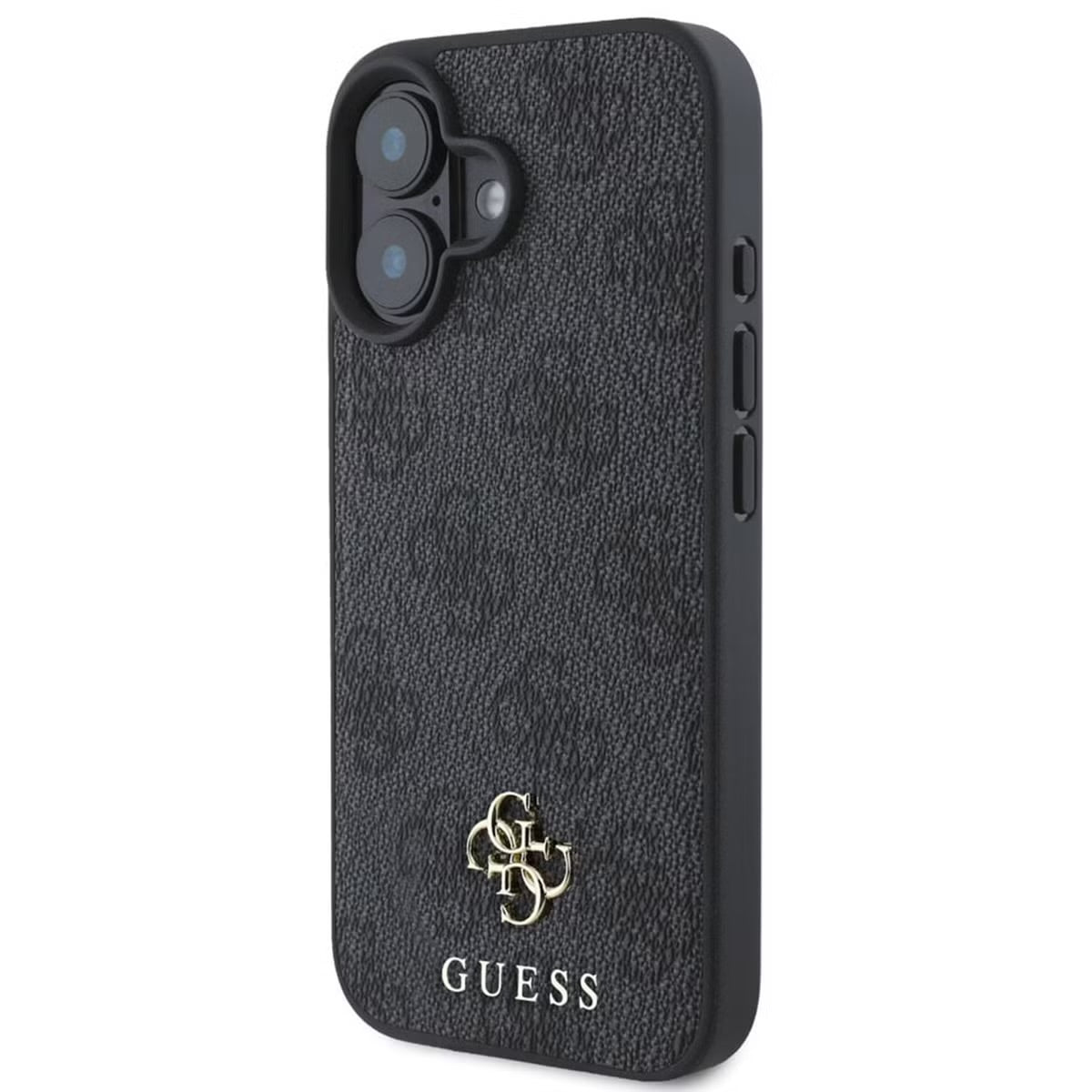 iPhone 16 - 4G Metal Logo Back Cover - Black