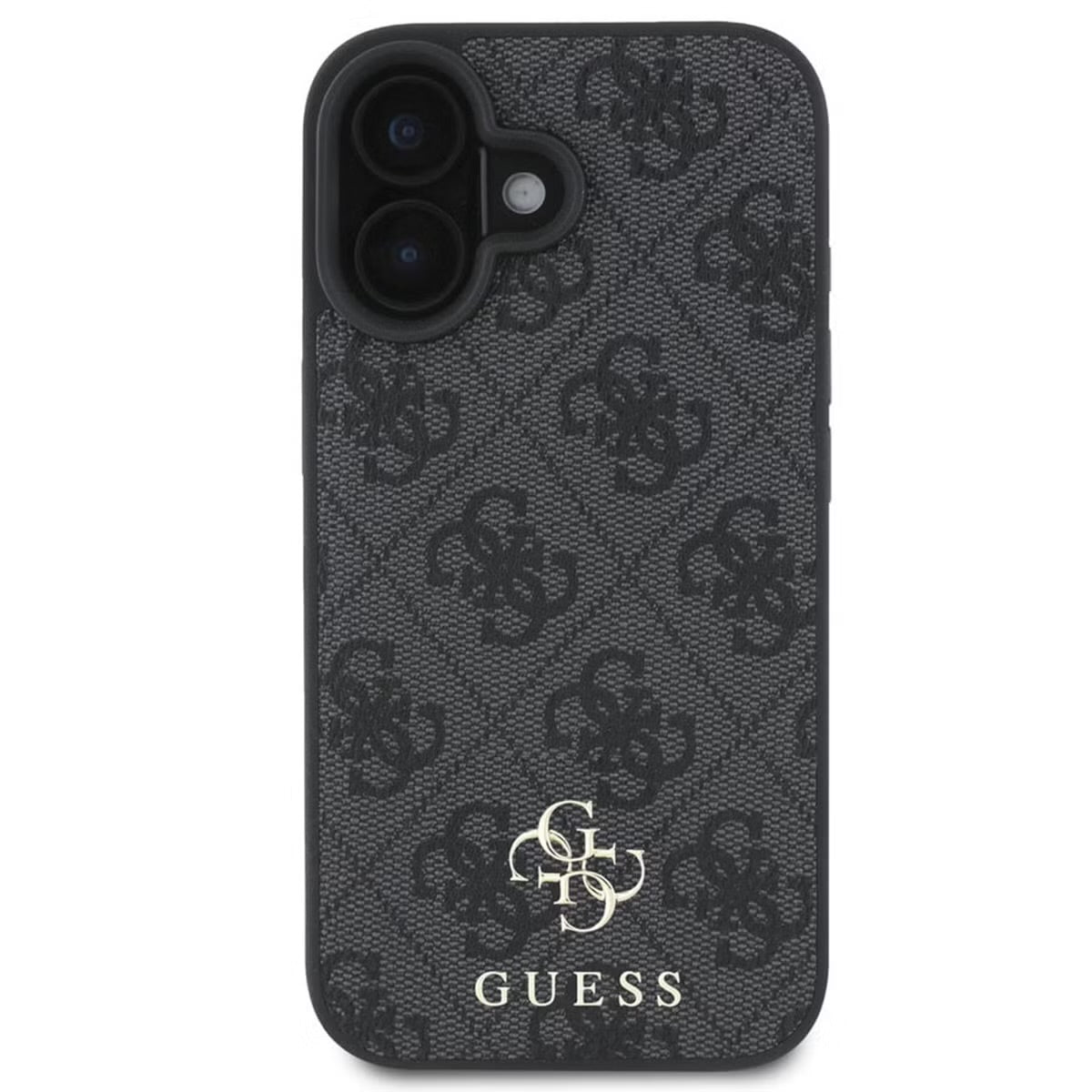 iPhone 16 - 4G Metal Logo Back Cover - Black