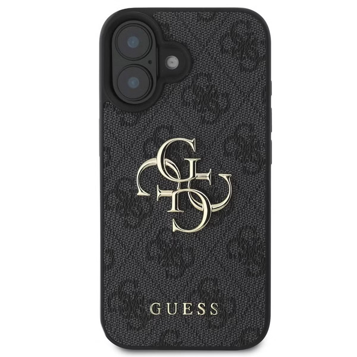 iPhone 16 - 4G Metal Logo Back Cover - Black
