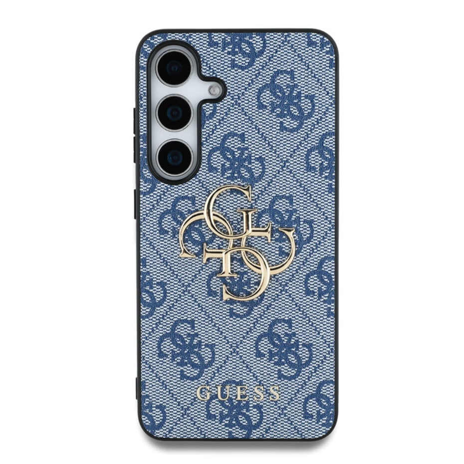 Samsung Galaxy S25 Backcover Hülle - 4G PU Großes Logo - Blau