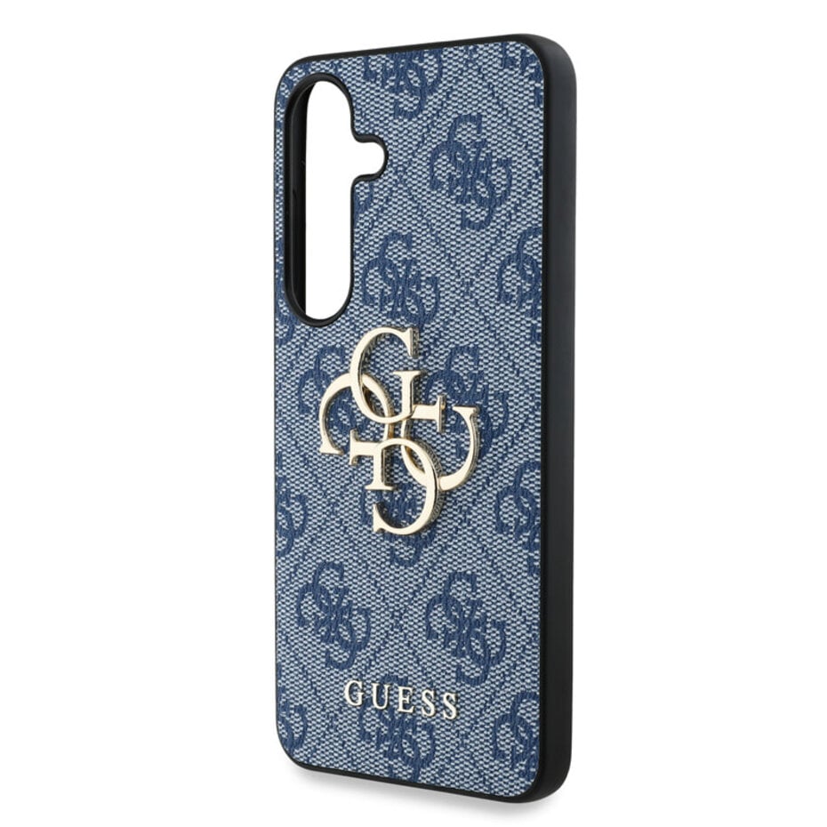 Samsung Galaxy S25 Backcover Hülle - 4G PU Großes Logo - Blau