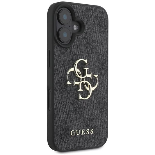 iPhone 16 - 4G Metal Logo Back Cover - Black