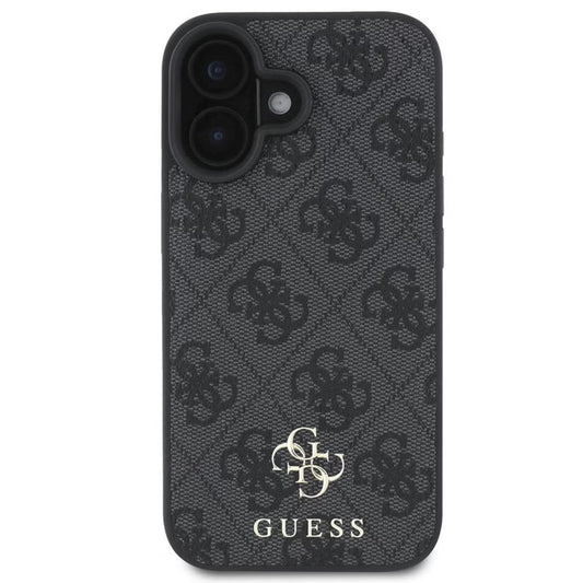 iPhone 16 - 4G Metal Logo Back Cover - Black
