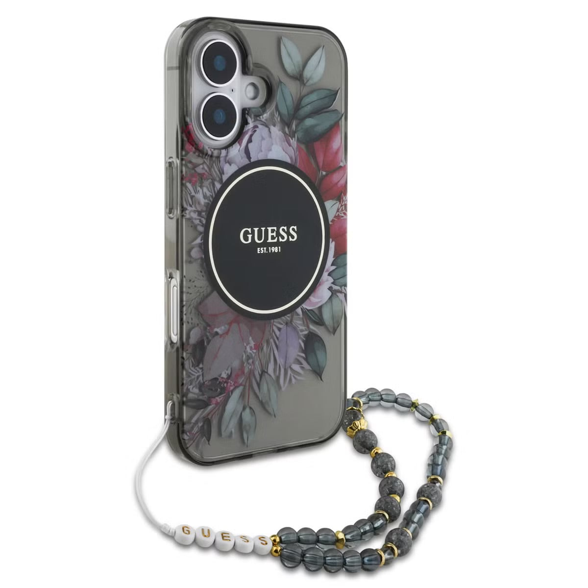 iPhone 16 (mit Band) – Blumen