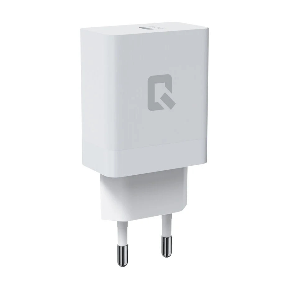 Fast Charger PD 25W - with Lightning to Type-C Cable - White